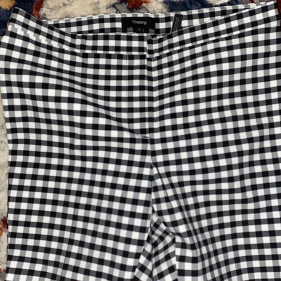 Theory checkered dress pants - Picture 9 of 11